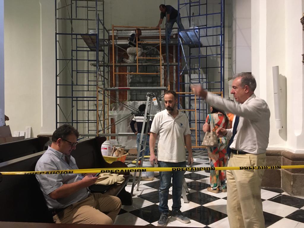 Construction and Assembly of the side Altar of the Order of Malta in the Metropolitan Cathedral (2022)