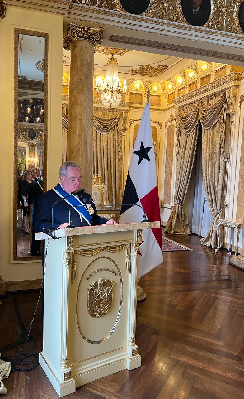 Speech of H.E. Fra’ John Dunlap Grand Master of the Sovereign Order of Malta on the occasion of the Decoration by the President of the Republic of Panama