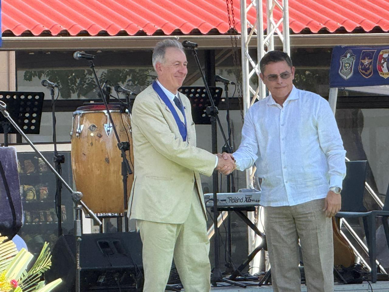 Ministry of Public Security honours H.E. Lupo del Bono